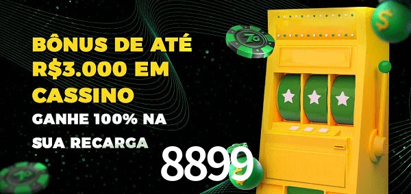 8899 melhor bônus de depósito